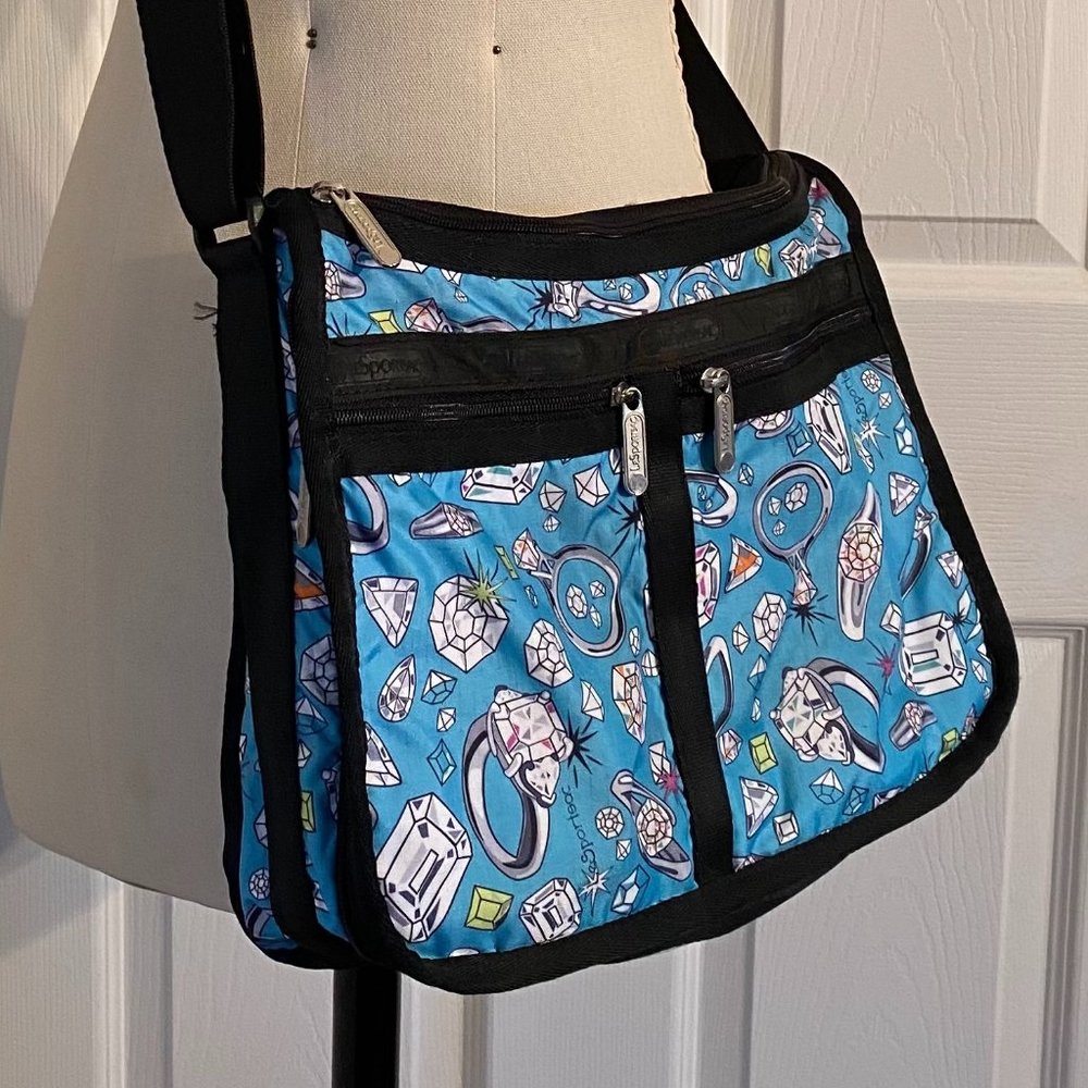 LeSportsac Deluxe Everyday Bag Bling print 7507